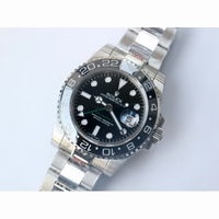 GMT-Master II 116710LN 904L Black Ceramic Bezel Black Dial Bracelet GMF A2836