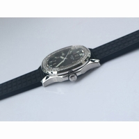 Aquanaut 5067A Diamond Bezel Black Textured Dial Black Rubber Strap AE23 JJF