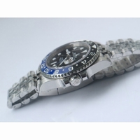 Rolex GMT-Master II 126710BLNR Black/Blue Ceramic Bezel Black Dial Jubilee Bracelet BP A2836