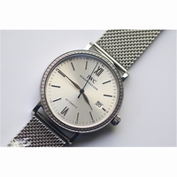 IWC Portofino Automatic Diamond Bezel White Dial Mesh Bracelet MK A2892