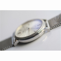 IWC Portofino Automatic Diamond Bezel White Dial Mesh Bracelet MK A2892