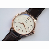 IWC Portofino Automatic RG White Dial Leather MK A2892