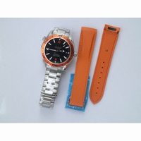 Omega Planet Ocean Professional 42mm Orange Bezel Orange Number Black Dial Bracelet VS8500 VSF