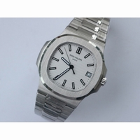 Nautilus Jumbo 5711 Super Replication White Textured Dial Bracelet PPF324