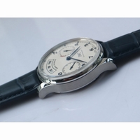 Portuguese Real PR Real Annual Calendar IW503503 White Dial Blue Markers Blue Leather Strap ZF A52850