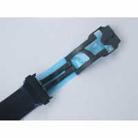 Big Bang Unico Sang Bleu PVD Skeleton Dial Black Gummy Strap HUB1213 TMF