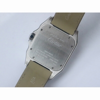 Santos de Cartier 40mm 2018 YG Bezel White Dial Leather V6F MIYOTA 9015