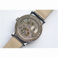 Color Dreams Tourbillon Diamond Bezel Black Croco Leather