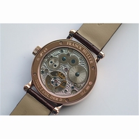 Color Dreams Tourbillon RG Diamond Bezel Brown Croco Leather