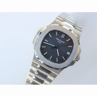 Nautilus Jumbo 5711 Super Replication Grey Textured Dial Bracelet PPF324