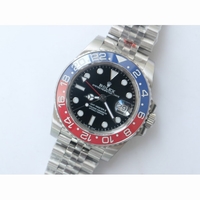 GMT-Master II 126710 BLRO 904L Steel Black Dial Jubilee Bracelet A2836 GMF V2