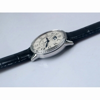 Rendez-Vous Night & Day White Dial Leather Strap A898 ZF