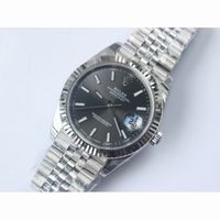 DateJust 41mm 126334 904L Oyster Fluted Bezel Blue&Grey Dial Jubilee Bracelet A2824 DJF