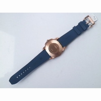 Calibre De Cartier Diver RG Blue Bezel Blue Rubber Strap JF A23J