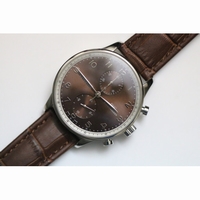 IWC Portuguese Chrono Brown SS Leather A7750