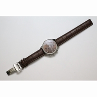 IWC Portuguese Chrono Brown SS Leather A7750
