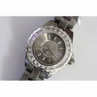 J12 Chromatic Ladies Ceramic Diamond Grey Quartz