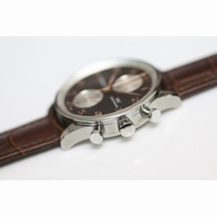 IWC Portuguese Chrono Brown/White SS Leather A7750