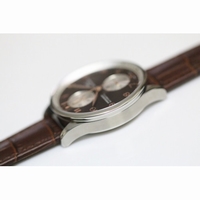 IWC Portuguese Chrono Brown/White SS Leather A7750