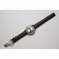 IWC Portuguese Chrono Brown/White SS Leather A7750