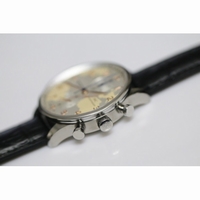 IWC Portuguese Chrono SS Map Dial Leather A7750