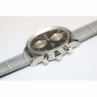 IWC Portuguese Chrono Grey SS Leather A7750