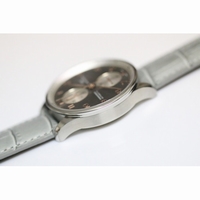 IWC Portuguese Chrono Grey SS Leather A7750