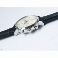 Portofino IW391001 White Dial Silver Markers Leather Strap ZF A7750