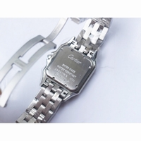 Panthre Secrete Ladies Diamond Bezel White Dial Bracelet Ronda Quartz GF