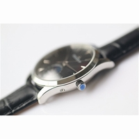JLC Master Control Black Dial Leather MIYOTA 9015