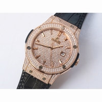 Classic Fusion Bang 45mm Diamonds RG Leather Strap MY9015 Mod 