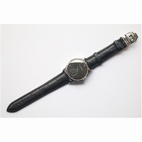 JLC Master Control Black Dial Leather MIYOTA 9015