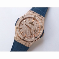 Classic Fusion Bang 45mm Diamonds RG Leather Strap MY9015 Mod 