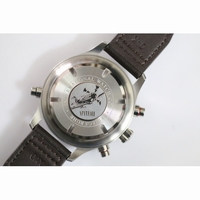 IWC SpitFire Chrono Doppel 371806 White Leather Quartz