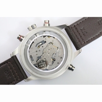 IWC SpitFire Chrono Doppel 371806 White Leather Quartz