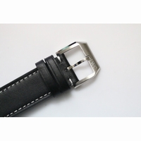IWC SpitFire Chrono Doppel Black Leather Quartz