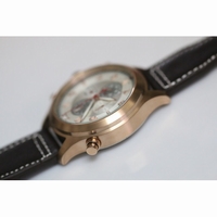 IWC SpitFire Chrono Doppel RG White Leather Quartz