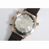 IWC SpitFire Chrono Doppel RG White Leather Quartz