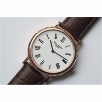 Calatrava Automatic RG White Dial Brown Leather SF A240