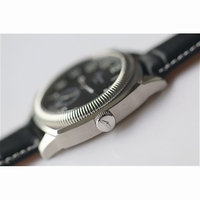 Longines Heritage 1935 Black Dial Leather TF A23J
