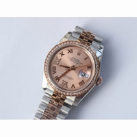 Rolex DateJust 36mm 126281 RG/SS Diamond Bezel Roman Markers *3 Dials* Jubilee Bracelet A2836 & A2813