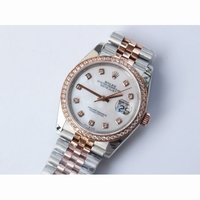 Rolex DateJust 36mm 126281 RG/SS Diamond Bezel Diamond Markers *6 Dials* Jubilee Bracelet A2836 & A2813