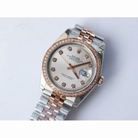 Rolex DateJust 36mm 126281 RG/SS Diamond Bezel Diamond Markers *6 Dials* Jubilee Bracelet A2836 & A2813