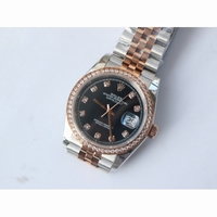Rolex DateJust 36mm 126281 RG/SS Diamond Bezel Diamond Markers *6 Dials* Jubilee Bracelet A2836 & A2813