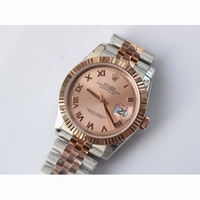 Rolex DateJust 36mm 126231 RG/SS Fluted Bezel Roman Markers *4 Dials* Jubilee Bracelet A2836 & A2813