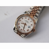 Rolex DateJust 36mm 126231 RG/SS Fluted Bezel Roman Markers *4 Dials* Jubilee Bracelet A2836 & A2813