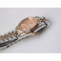 Rolex DateJust 36mm 126331 RG/SS Fluted Bezel Roman Markers Grey & Rose Gold Dial Jubilee Bracelet A2836 & A2813