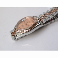 Rolex DateJust 36mm 126331 RG/SS Fluted Bezel Roman Markers Grey & Rose Gold Dial Jubilee Bracelet A2836 & A2813