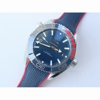 Omega Planet Ocean 43.5mm "Pyeongchang 2018" Blue Dial Blue Nylon Strap A8900 Super Clone VSF