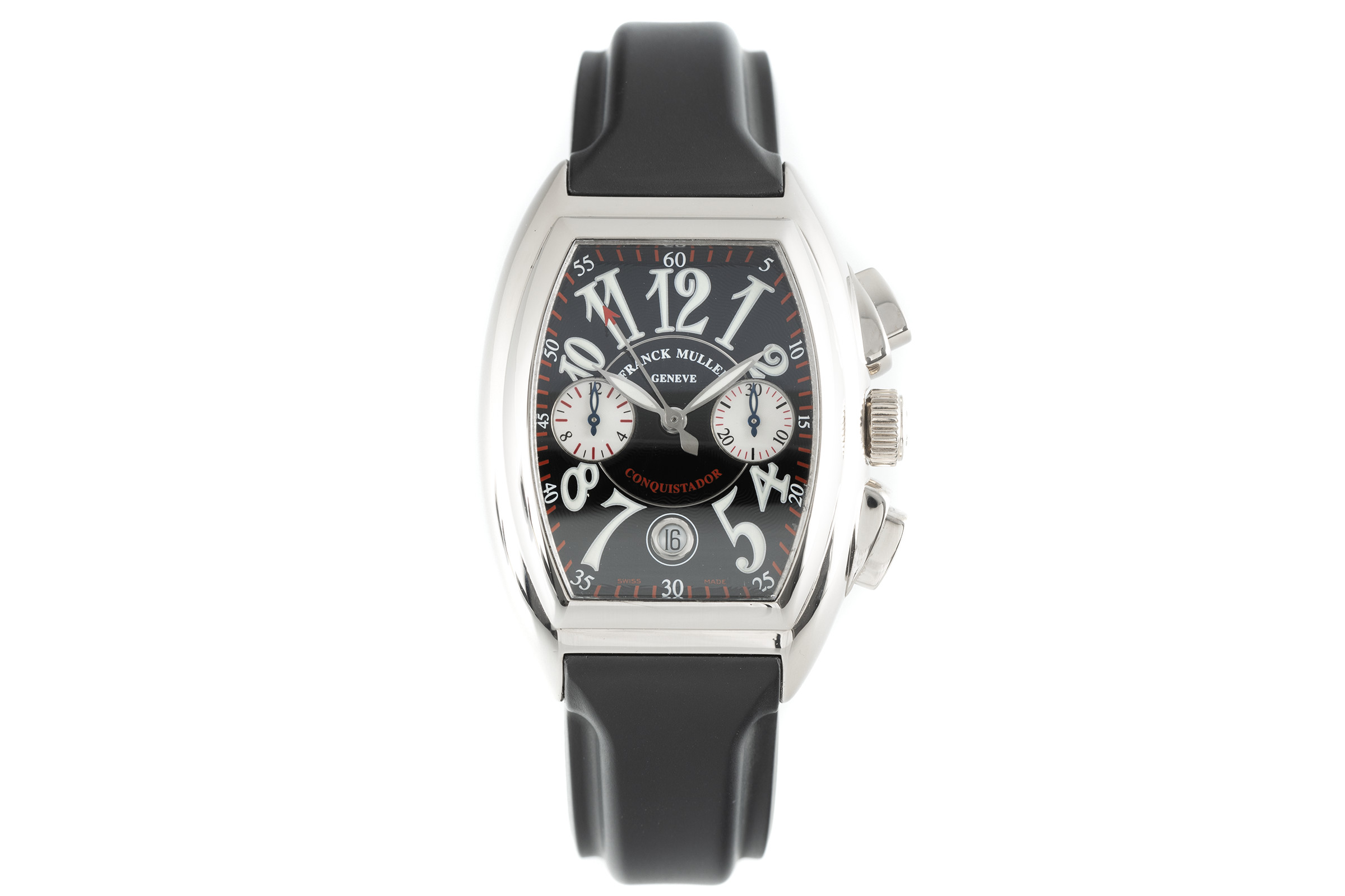 Franck Muller Conquistador chronograph 18 ct white gold automatic Kal. 1185C02 Ref. 8005 CC